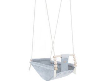 Verstelbare Baby Schommelstoel - 3 Standen - Wasbaar Velours - Tot 20kg