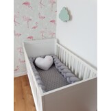 Wasbare Bedbumper 3,5m - Zachte Katoenen Bedrand voor Kinderbed