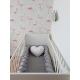 Wasbare Bedbumper 3,5m - Zachte Katoenen Bedrand voor Kinderbed