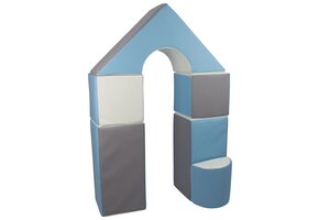 Bewegingsblokken Sport en Spel - 6 Elastische Schuimblokken
