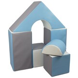 Bewegingsblokken Sport en Spel - 6 Elastische Schuimblokken