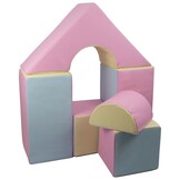 Kindveilige Speelblokken - Zachte Pastelkleuren - 6-delige Set voor Thuis