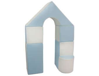 Motoriek Schuimblokken Set - 6-delig - Therapie & Ontwikkeling - Pasteltinten