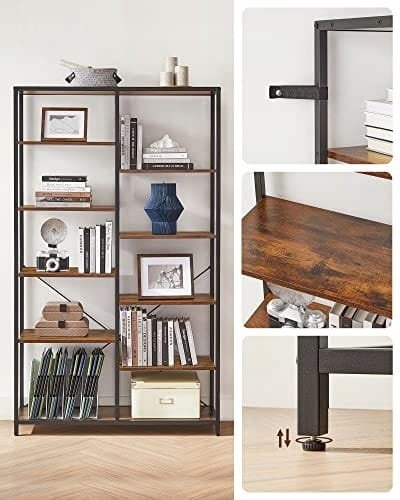 Professionele Kantoorboekenkast - Industrieel Design - 170x100 cm