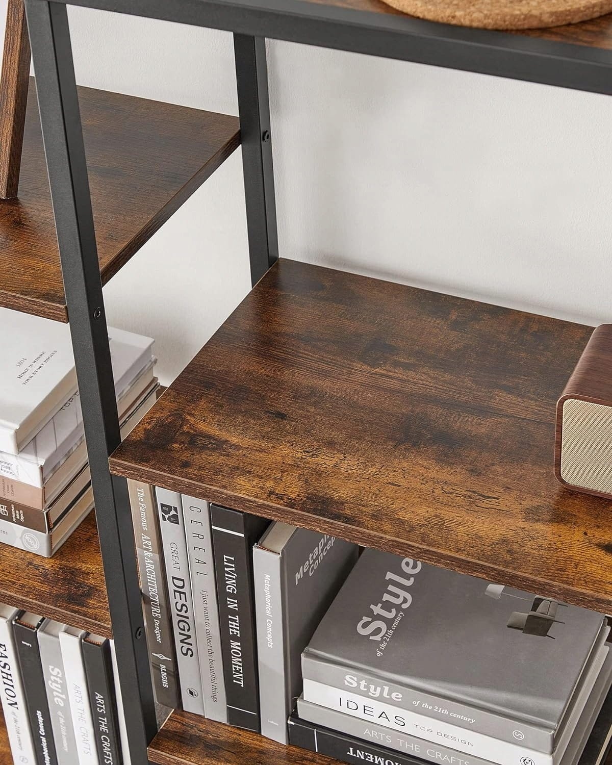Multifunctionele Industriële Kast - 9 Planken - Vintage Bruin