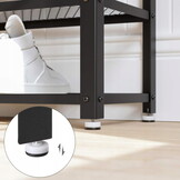 Multifunctionele Schoenbank Industrieel - Zitbank met Opbergruimte - Rustiek Bruin