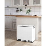 Slimme Prullenbak met Bewegingssensor - Modern Wit Design