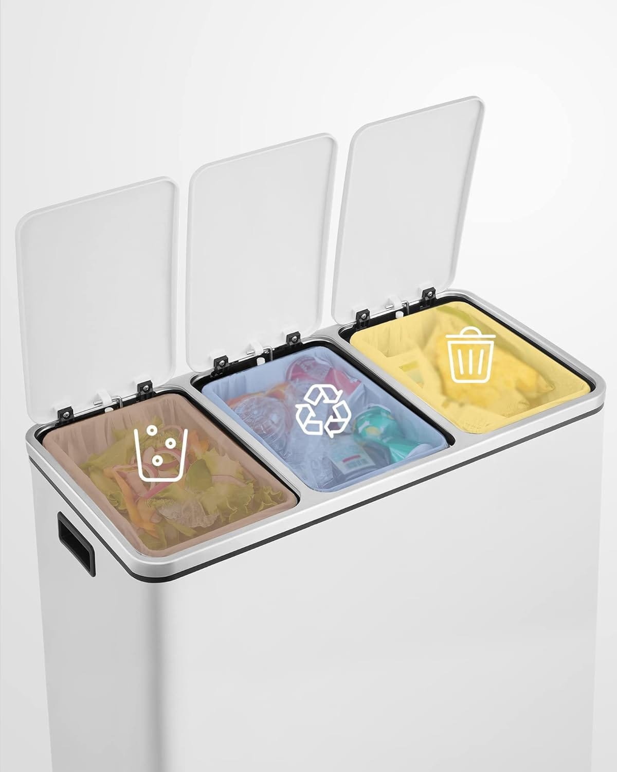 Hygiënische Sensor Prullenbak - Contactloos - Extra Groot