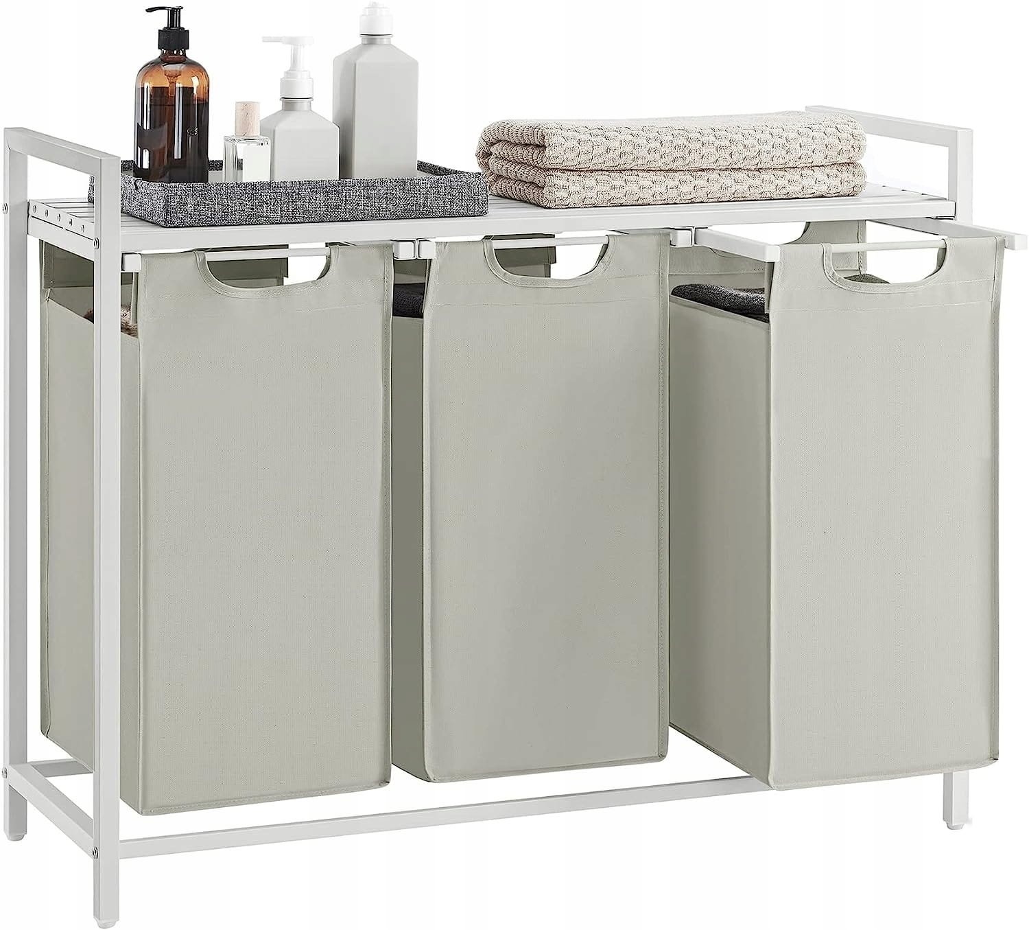 Compacte Wassorteerkast 3-in-1 - Ruimtebesparend - 92,5cm - Wit