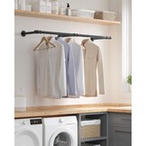 Design Handdoekrek Zwart - Industriële Stijl - Extra Breed 170 cm