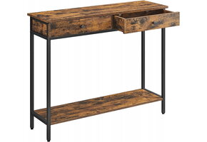 Industriële Wandkast - Metaal & Hout - 100 cm - Vintage Look