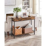 Praktische Sidetable met 2 Lades - Smal Model 100x30 cm