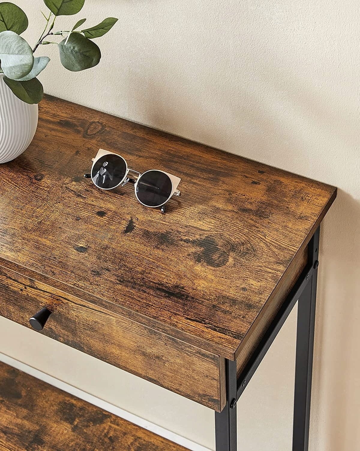 Praktische Sidetable met 2 Lades - Smal Model 100x30 cm