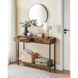 Praktische Sidetable met 2 Lades - Smal Model 100x30 cm