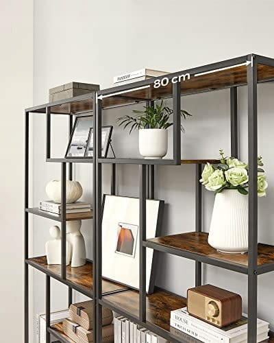 Robuuste Industriële Boekenkast - Extra Stevig 40kg per Plank - 180x80 cm