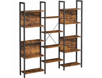 Multifunctionele Industriële Kast - Boekenkast/Roomdivider - 158 cm