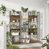 Multifunctionele Industriële Kast - Boekenkast/Roomdivider - 158 cm