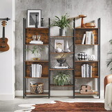 Multifunctionele Industriële Kast - Boekenkast/Roomdivider - 158 cm