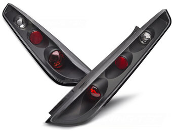 E-gekeurde Zwarte Achterlichten Ford Focus MK2 Hatchback 2004-2008 - Nieuw