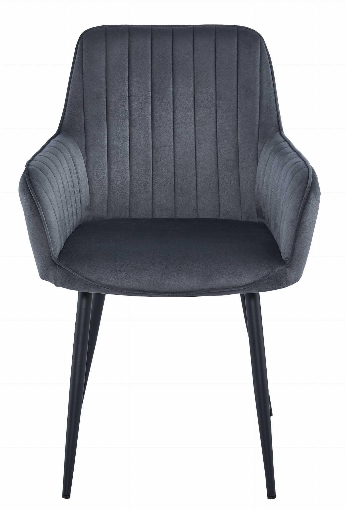 Praktische Velvet Eetkamerstoel - Zwart - Stevig en Comfortabel