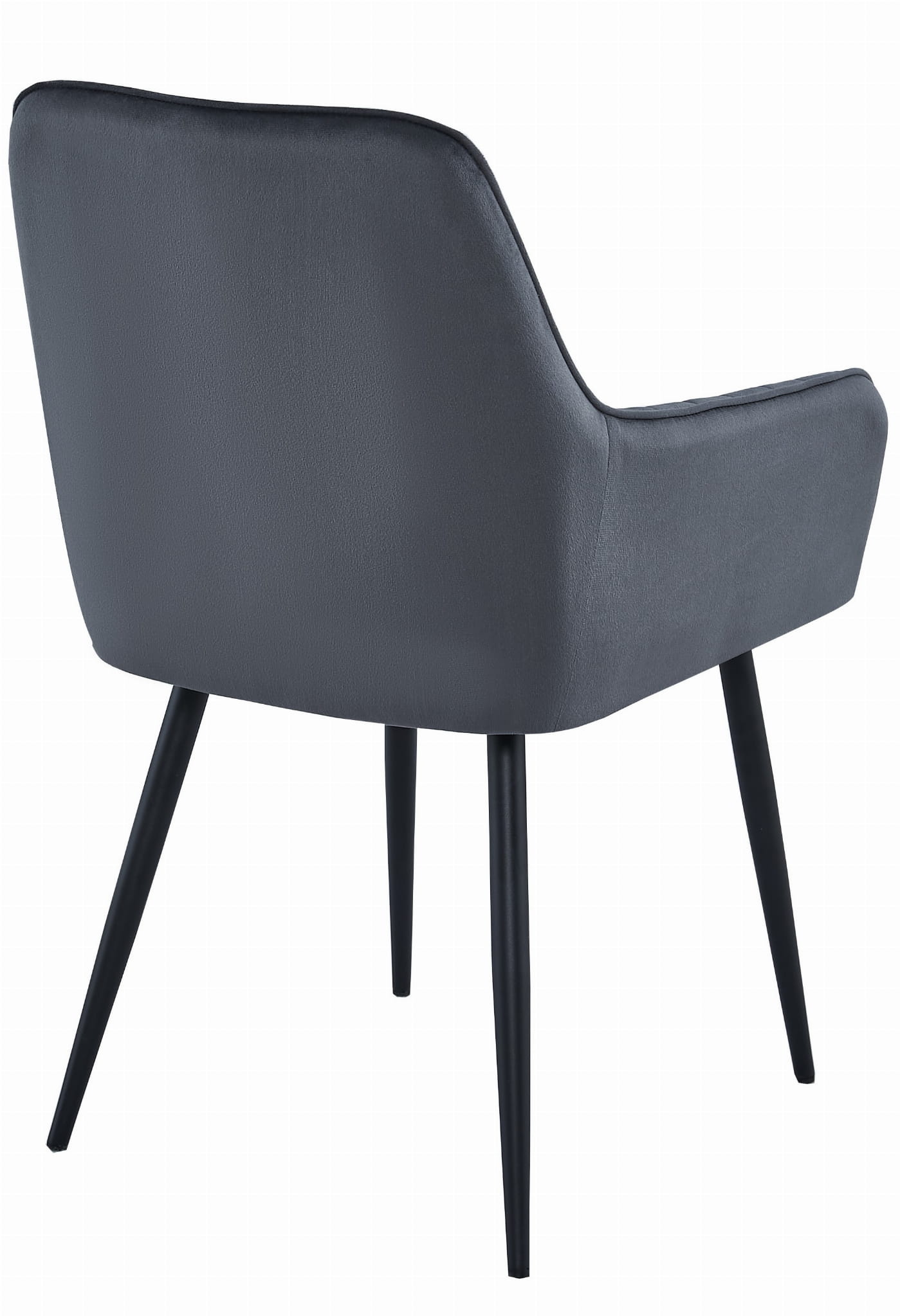 Praktische Velvet Eetkamerstoel - Zwart - Stevig en Comfortabel