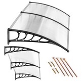 Design Entree Overkapping - Dubbeldaks Luifel 196,5 cm - Stijlvolle Uitstraling