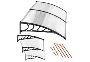 Duurzame Polycarbonaat Deurluifel - Onderhoudsvrij - 96x196,5 cm