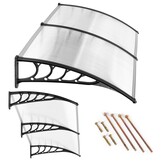 Complete Entree Overkapping Set - Voordeurluifel Met Bevestigingsmateriaal - 2 meter
