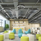 Design Ring Plafondlamp Mat Zwart - 60cm - Moderne LED Verlichting