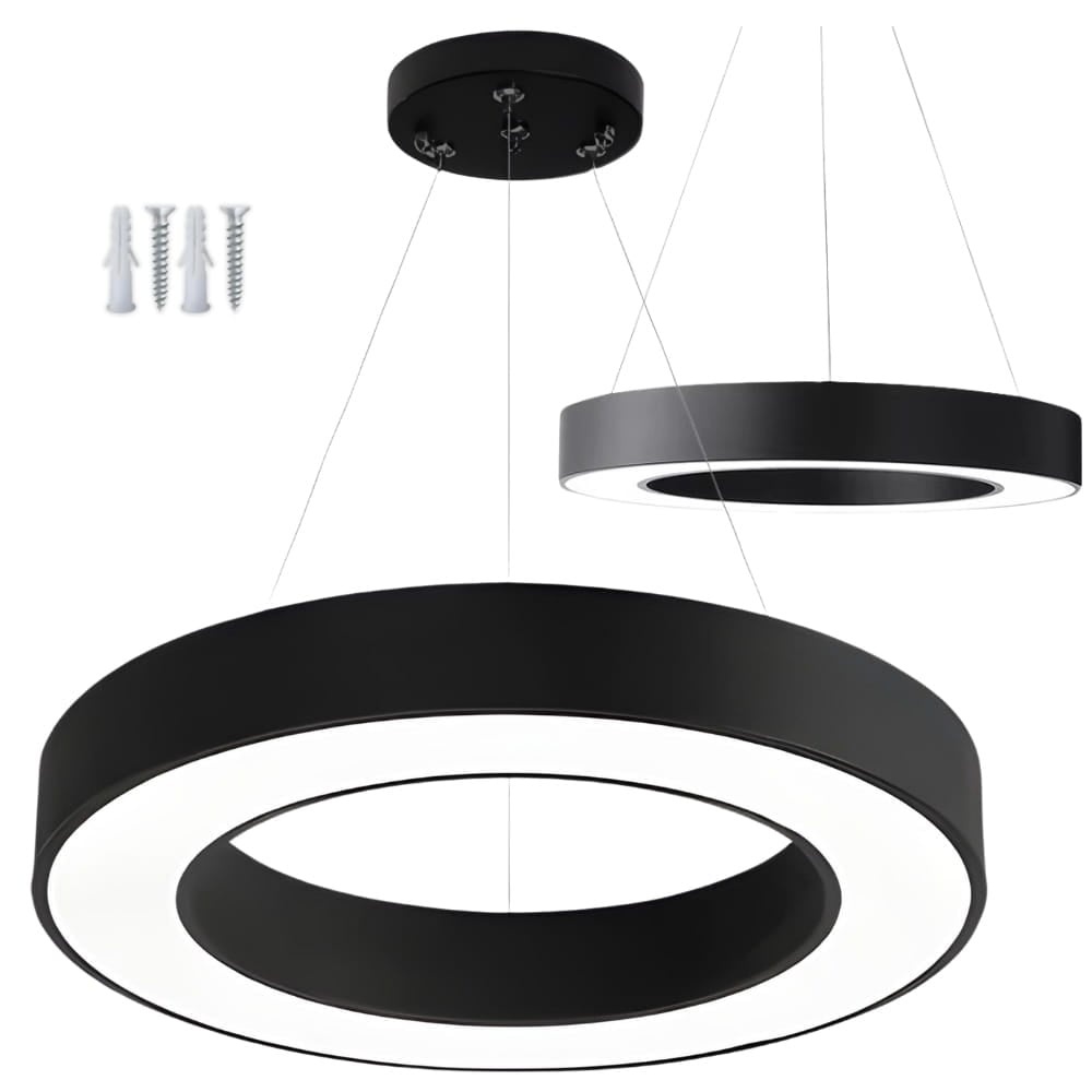 Verstelbare LED Plafondlamp 72W - Grote Ring 60cm - Neutraal Wit Licht