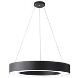 Energiezuinige LED Ring Plafondlamp - 50.000 branduren - Zwart 60cm