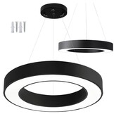 LED Plafondring 72W - 60/40cm - Dimbaar - Neutraal Wit 4000K