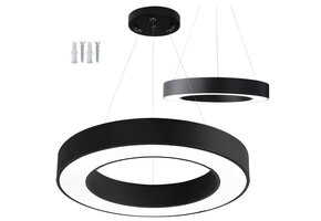 LED Plafondring 72W - 60/40cm - Dimbaar - Neutraal Wit 4000K