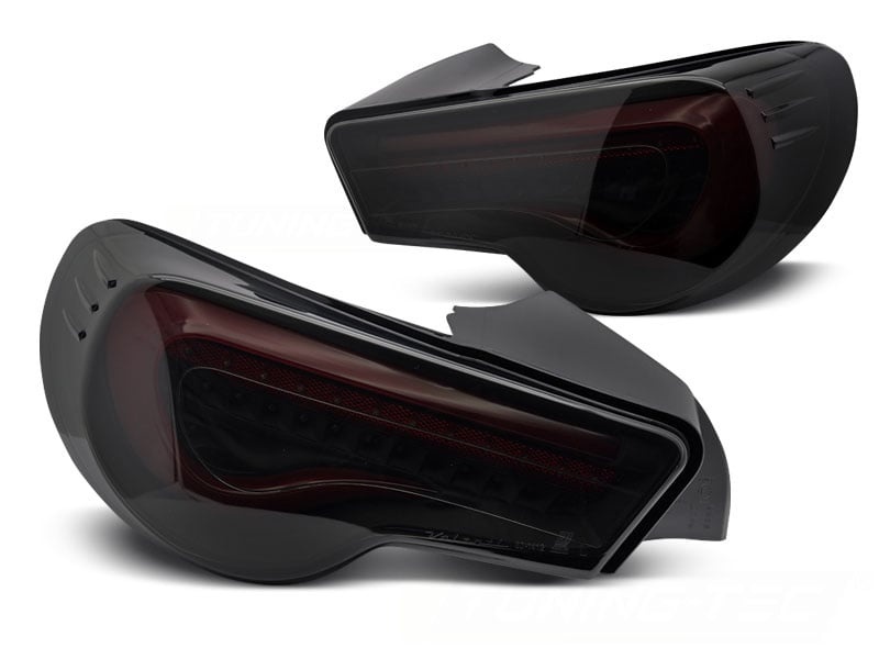 E4-Gekeurde LED Achterlichten Toyota GT86 - Zwart/Rood (2012-2021)