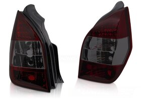 Citroën C2 Achterlichten Upgrade - Complete LED Set Rood/Smoke 03-10