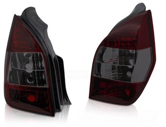 Citroën C2 Achterlichten Upgrade - Complete LED Set Rood/Smoke 03-10