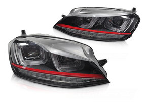 Premium LED Koplampen VW Golf 7 | Zwart Design met Dynamische Richtingaanwijzers