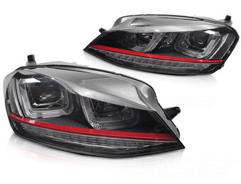 Premium LED Koplampen VW Golf 7 | Zwart Design met Dynamische Richtingaanwijzers