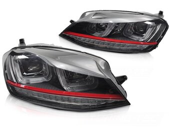 LED U-Type Koplampen VW Golf VII | Elektrisch Verstelbaar met Dynamische Knipperlichten