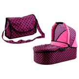 Luxe Poppenwagen Alice - Veilig & CE-gecertificeerd - Complete Set met Tas