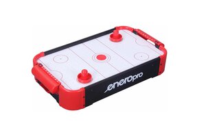 Compacte Mini Airhockey Tafel - Draagbaar Spelplezier met Ventilator