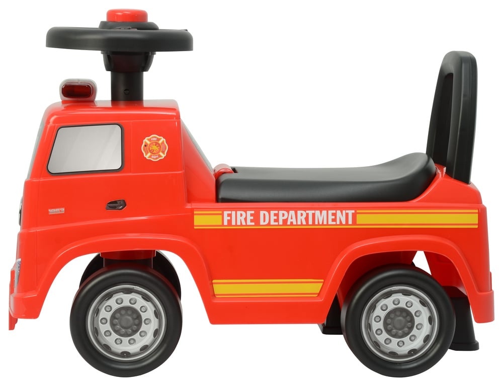 Politie Loopauto voor Peuters - Rode Kinderwagen met Sirene Look