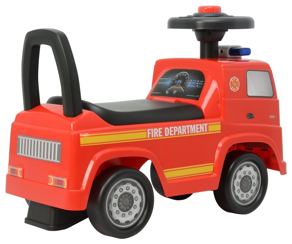 Politie Loopauto voor Peuters - Rode Kinderwagen met Sirene Look