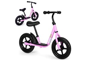 Degelijke Kinder Loopfiets - Onderhoudsvrije Banden - Roze