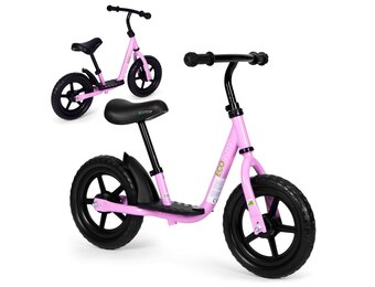 Degelijke Kinder Loopfiets - Onderhoudsvrije Banden - Roze