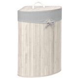 Duurzame Bamboe Hoekwasmand - Natuurlijk & Milieuvriendelijk - 60L