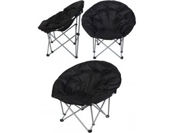 Multifunctionele Tuinstoel - Opvouwbaar - Zwart Oxford Materiaal