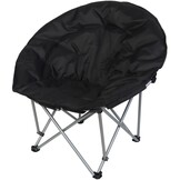 Multifunctionele Tuinstoel - Opvouwbaar - Zwart Oxford Materiaal