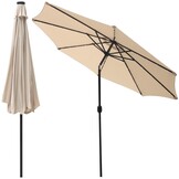 Grote Verstelbare Parasol met Zonne-LED - 300cm - Beige