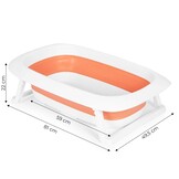 Ruimtebesparend Opvouwbaar Babybad - Compact Opbergbaar met Ophanghaak